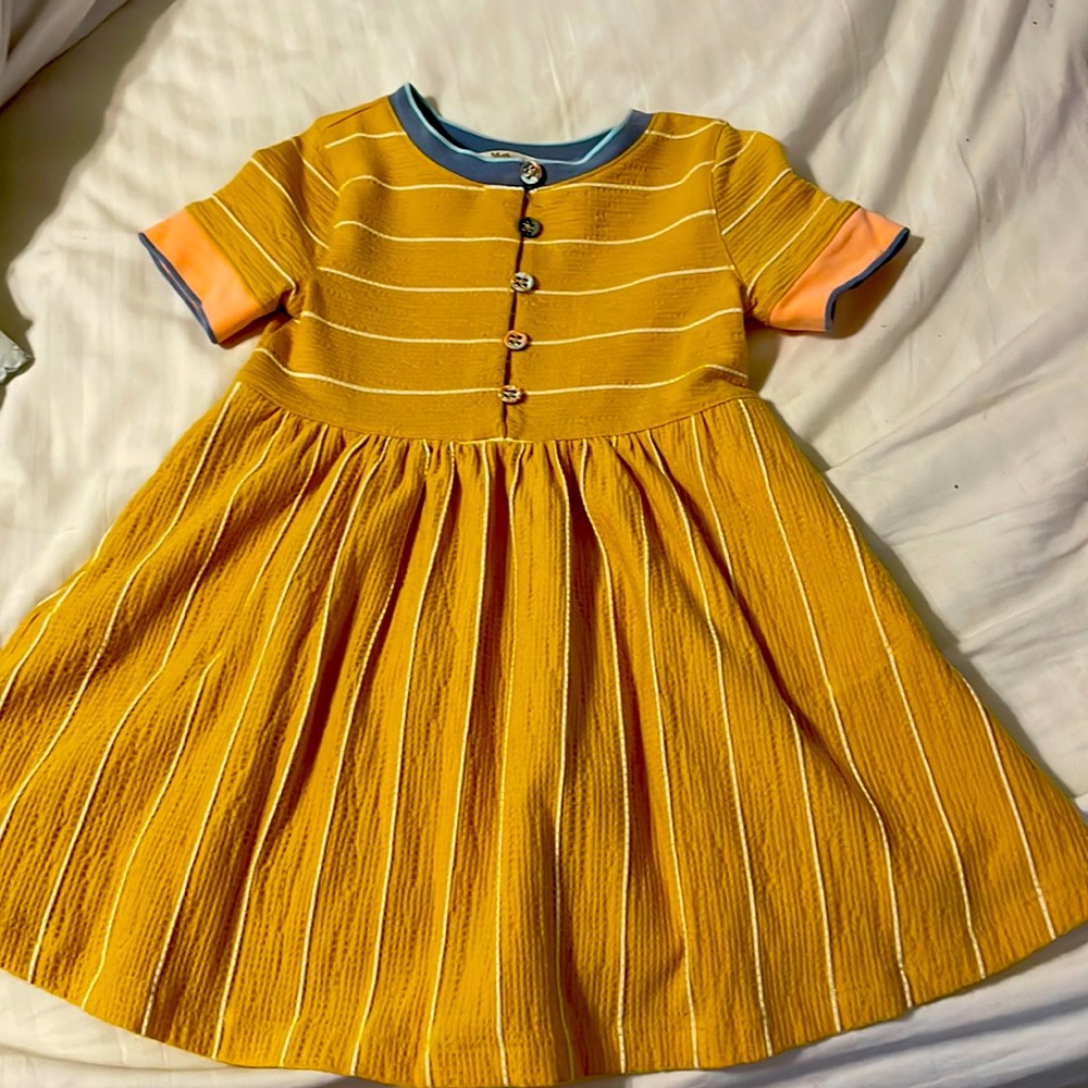 Matilda Jane mustard colored dress